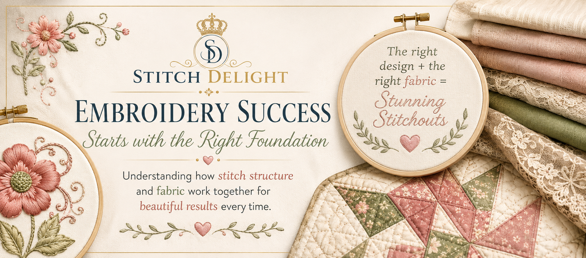 Monday Masterclass: Choosing the Right Fabric for Machine Embroidery