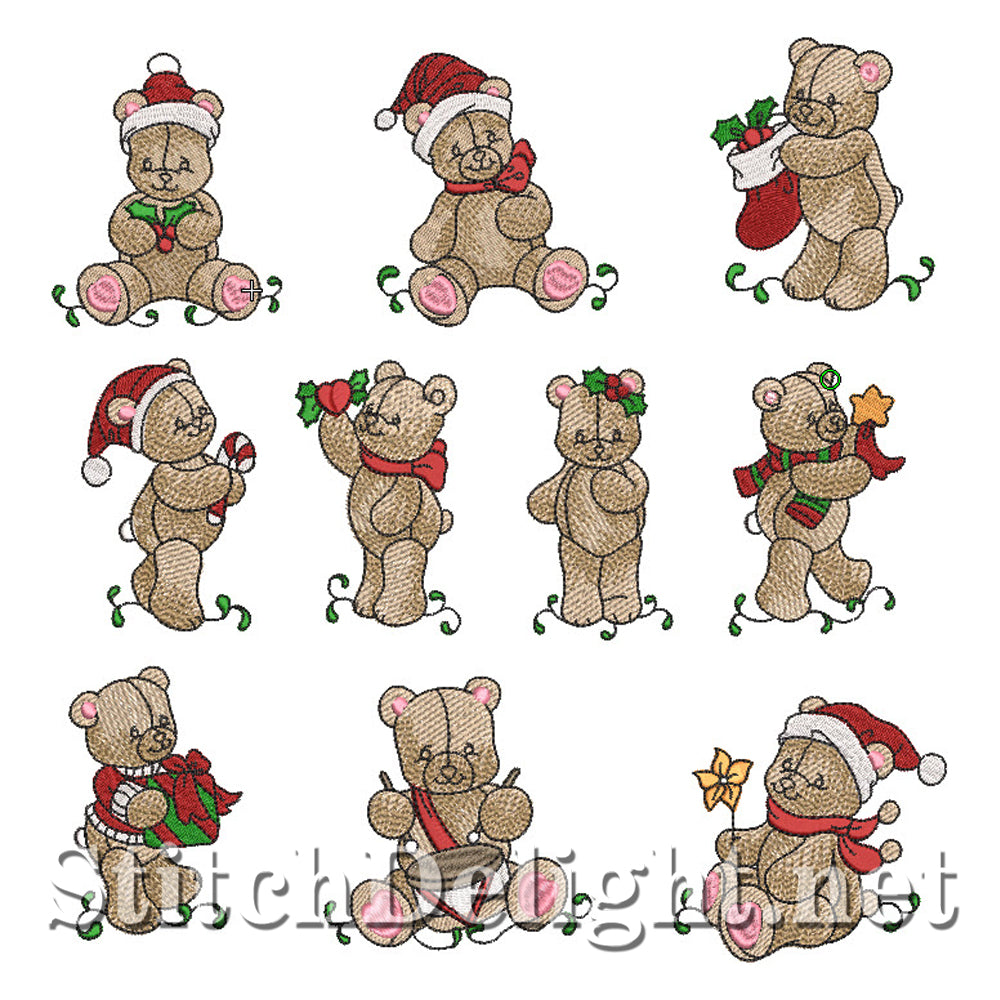 SDS3146 Christmas Teddies