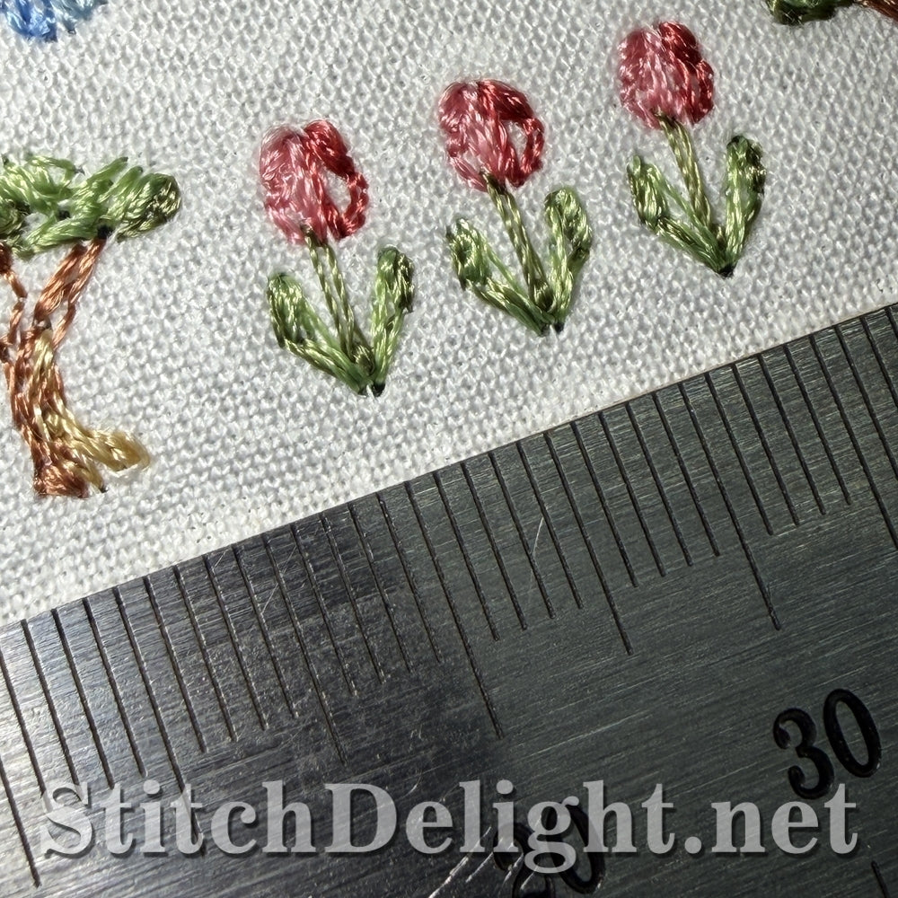 SDS3423 Tiny Florals - Micro Embroidery