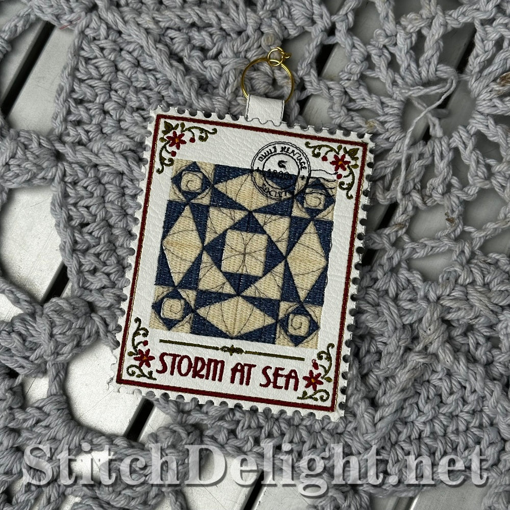 SDS4875 Storm at Sea Quilt Stamp - Vol 2 Stamp 10