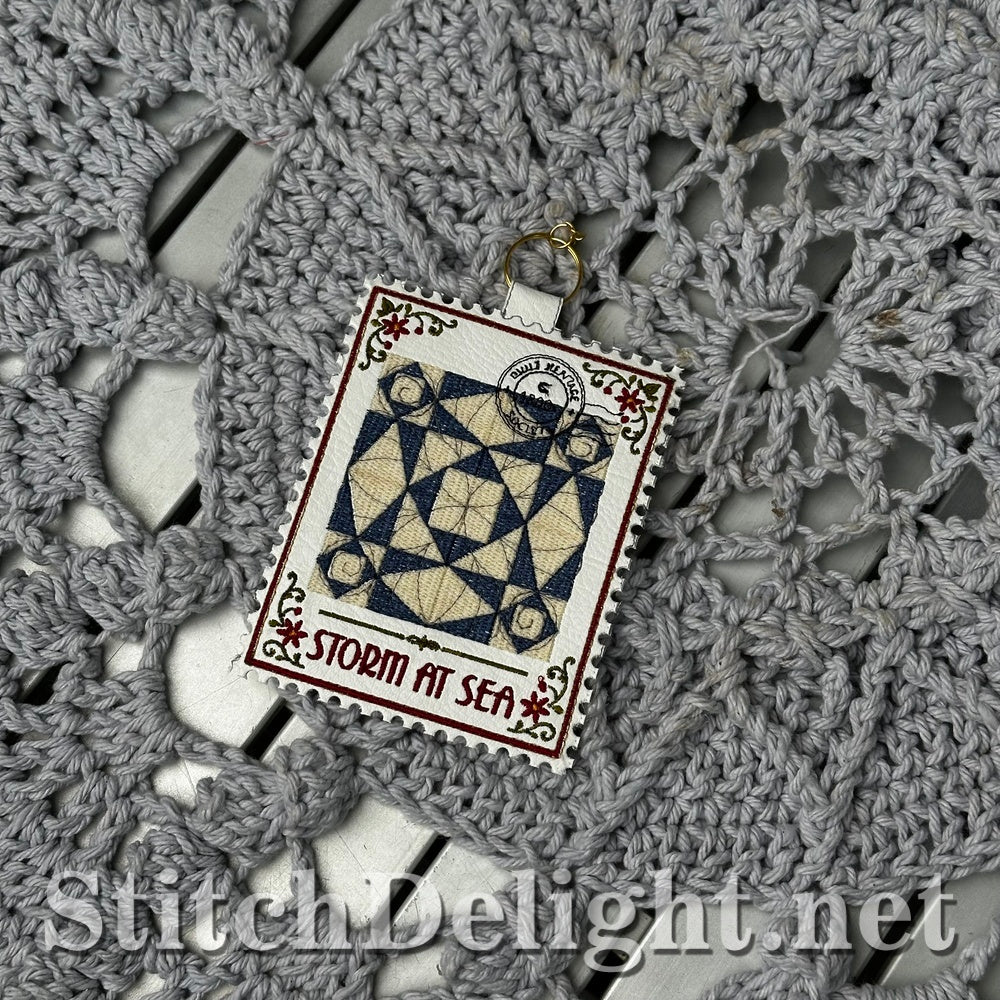 SDS4875 Storm at Sea Quilt Stamp - Vol 2 Stamp 10