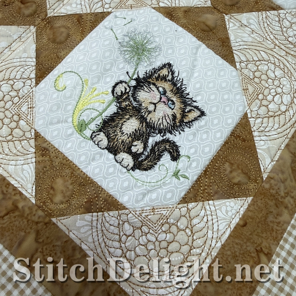 SDS3413 Kitten Quilt