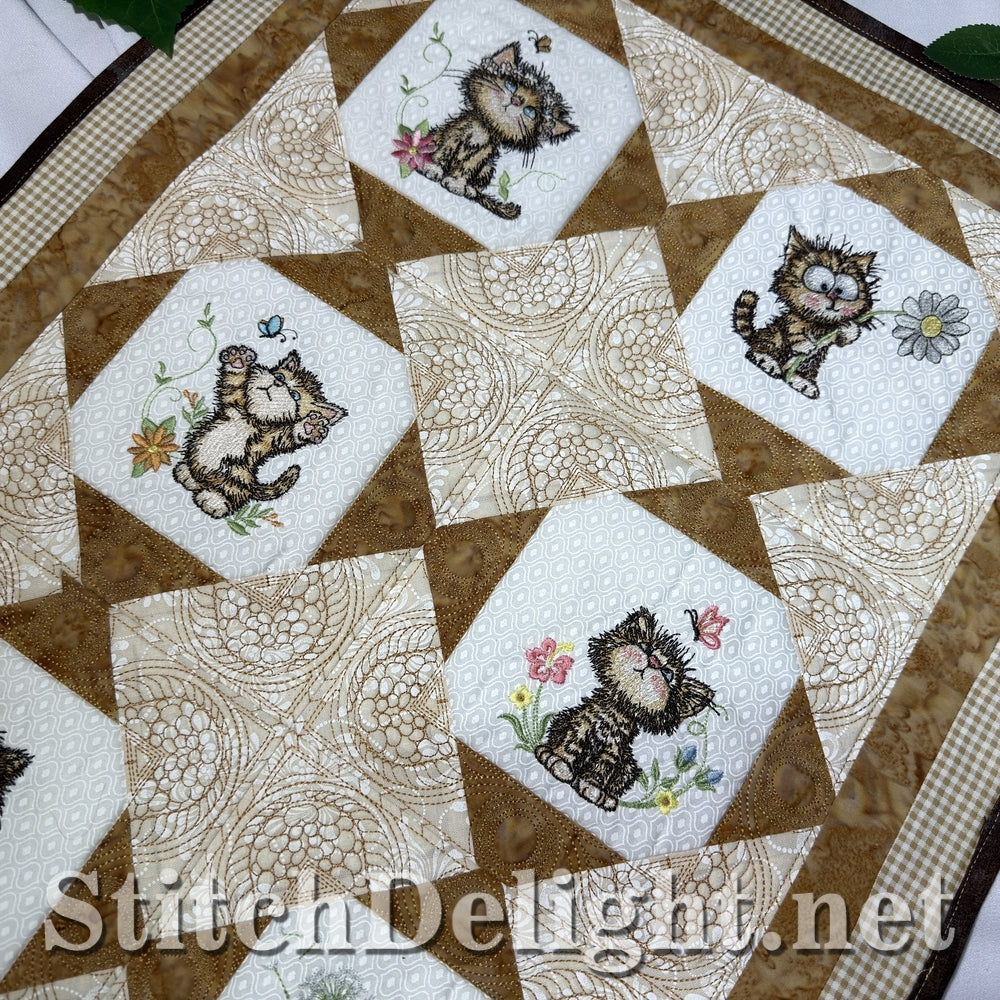 SDS3413 Kitten Quilt
