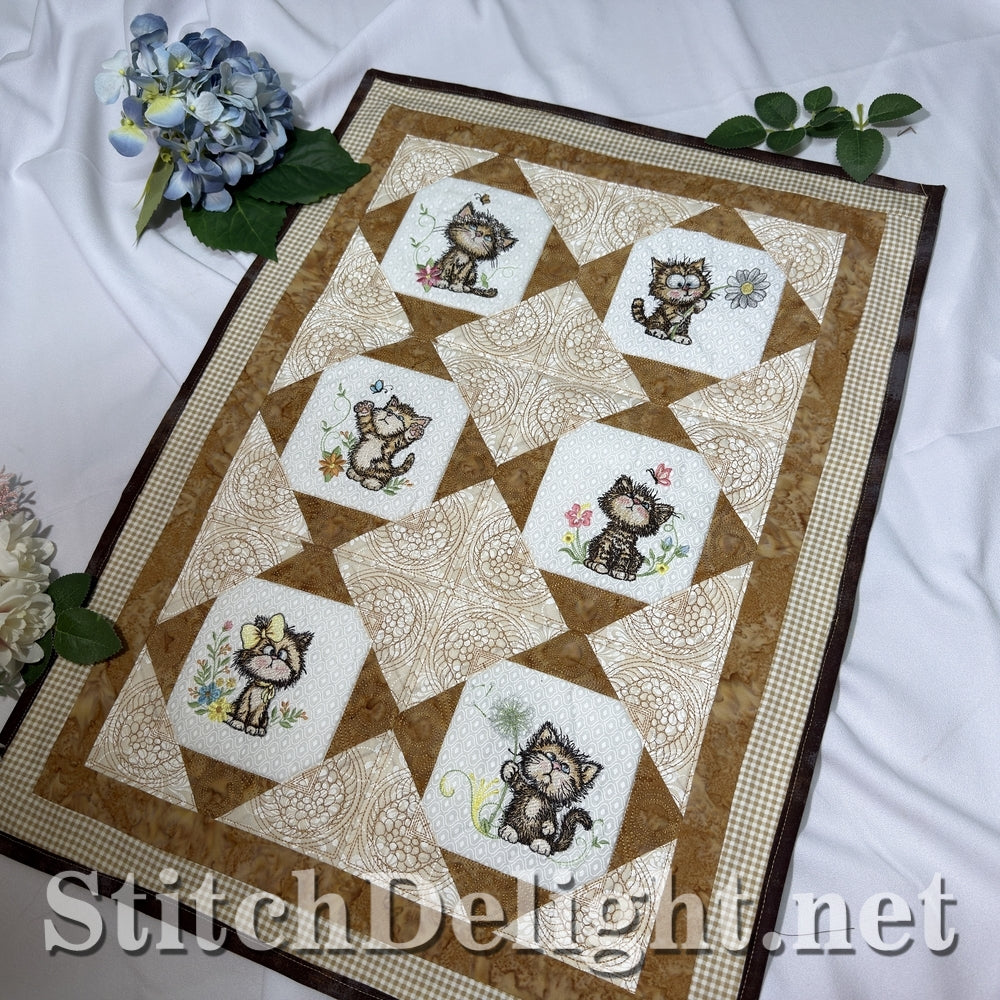SDS3413 Kitten Quilt