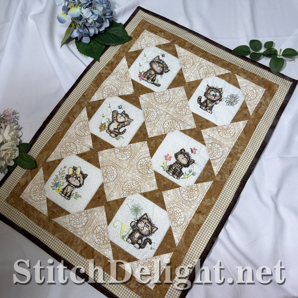 SDS3413 Kitten Quilt