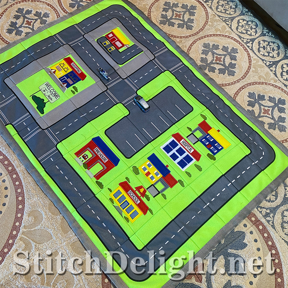 SDS3171 My Town Play Quilt