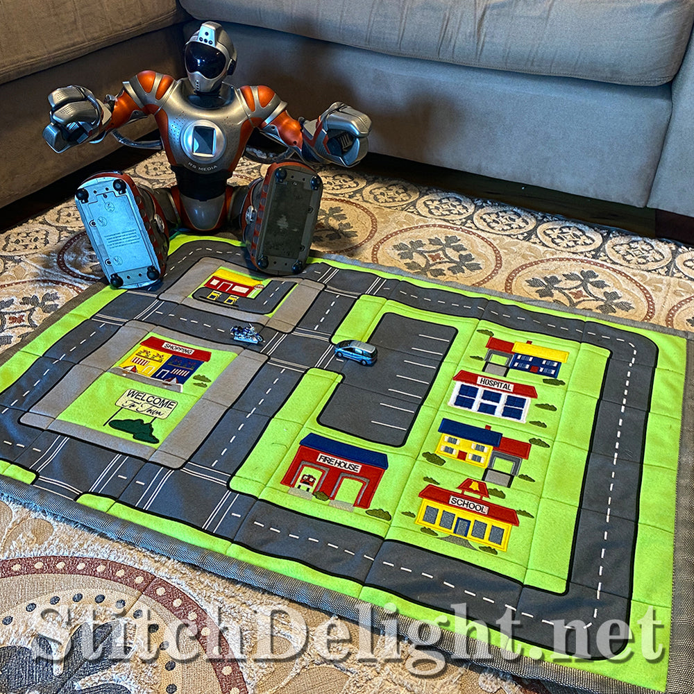 SDS3171 My Town Play Quilt