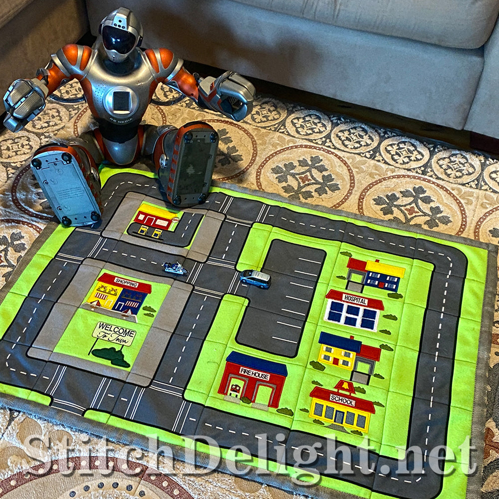SDS3171 My Town Play Quilt
