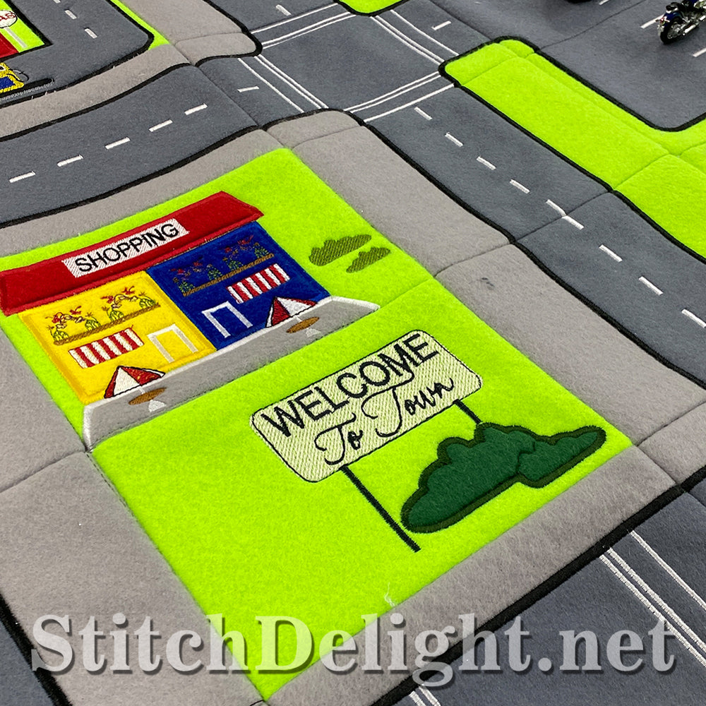 SDS3171 My Town Play Quilt