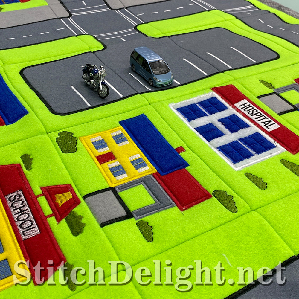 SDS3171 My Town Play Quilt