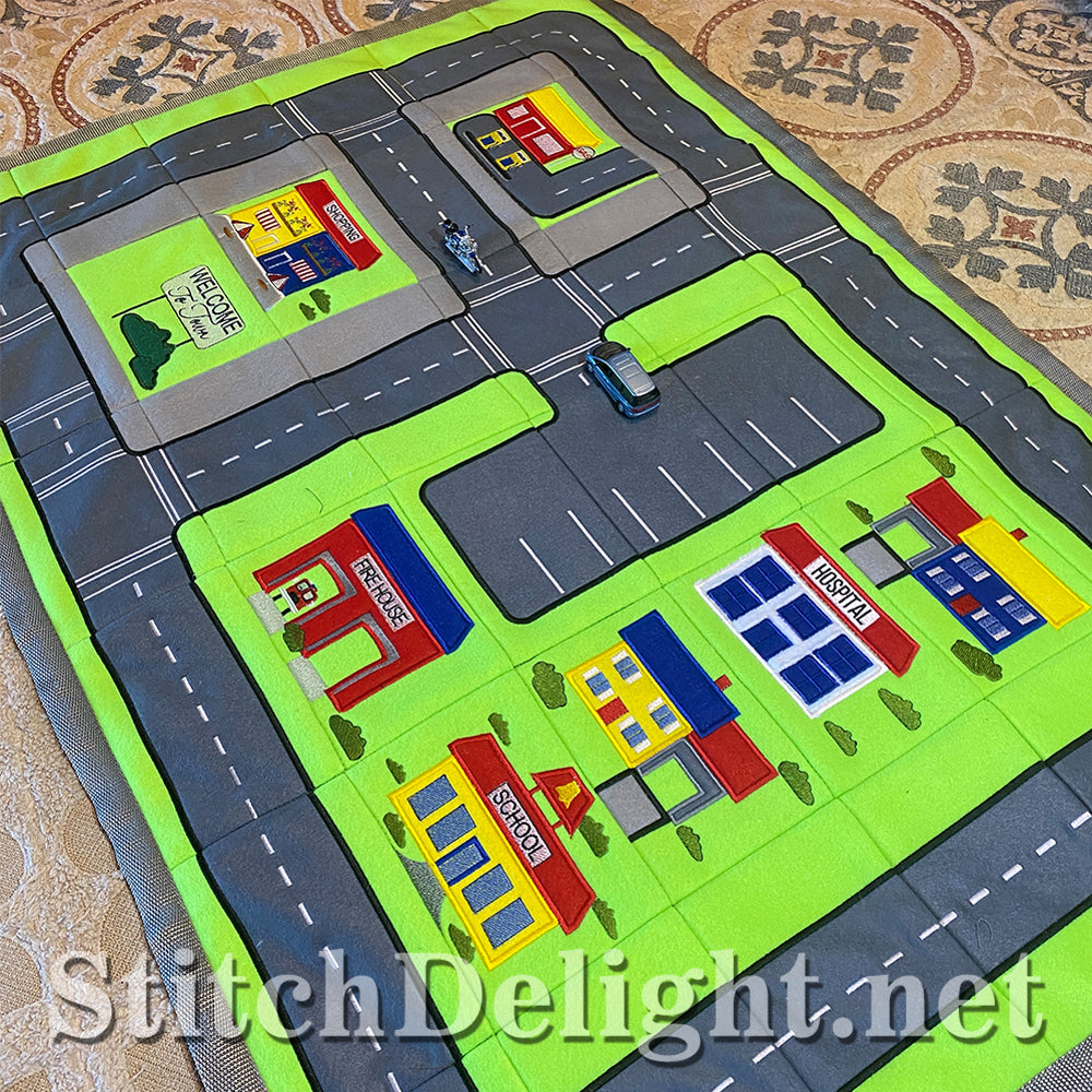 SDS3171 My Town Play Quilt