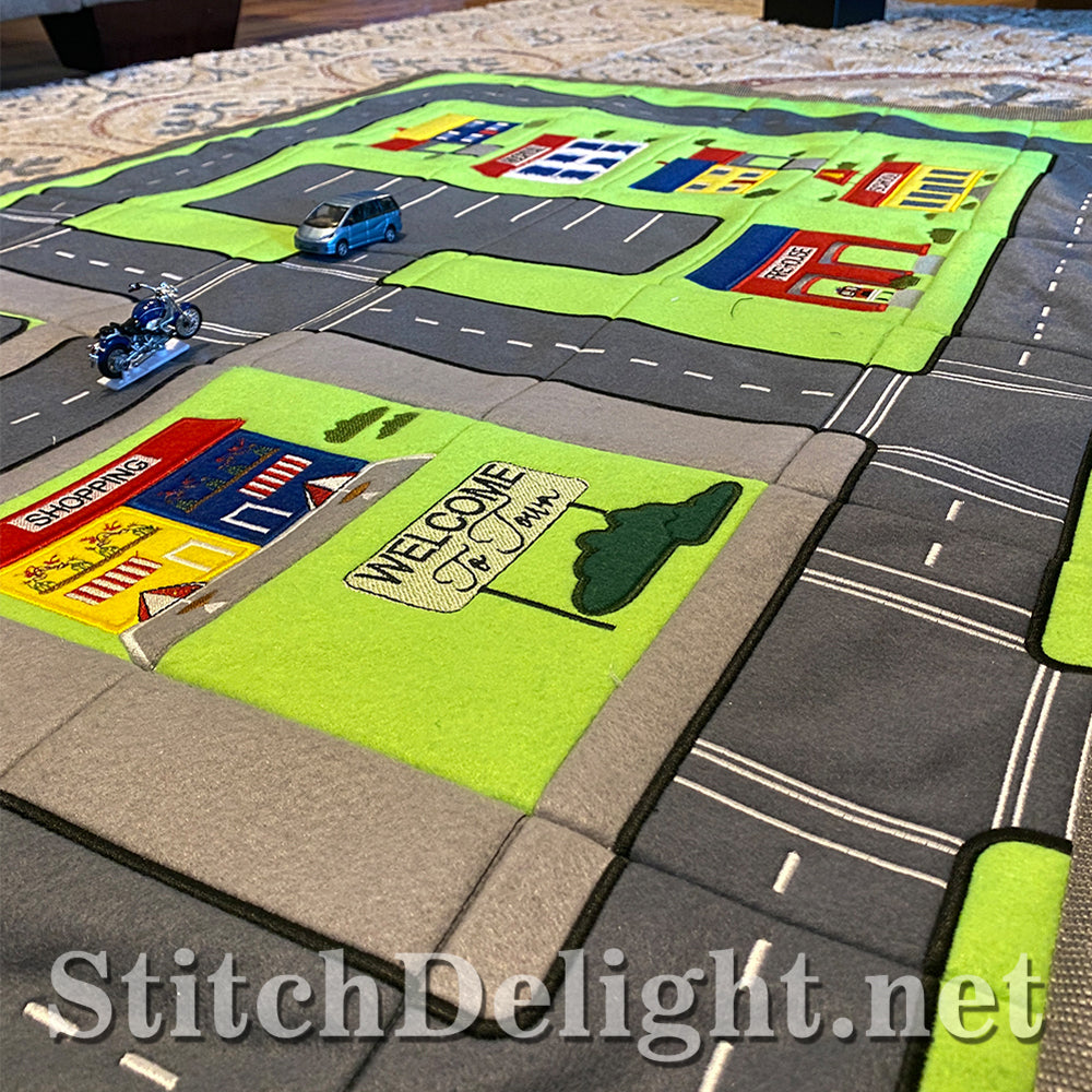 SDS3171 My Town Play Quilt