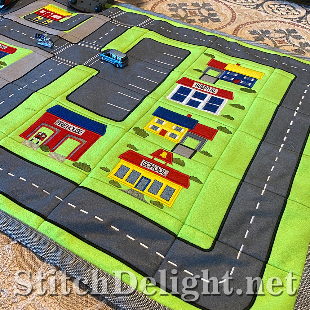 SDS3171 My Town Play Quilt