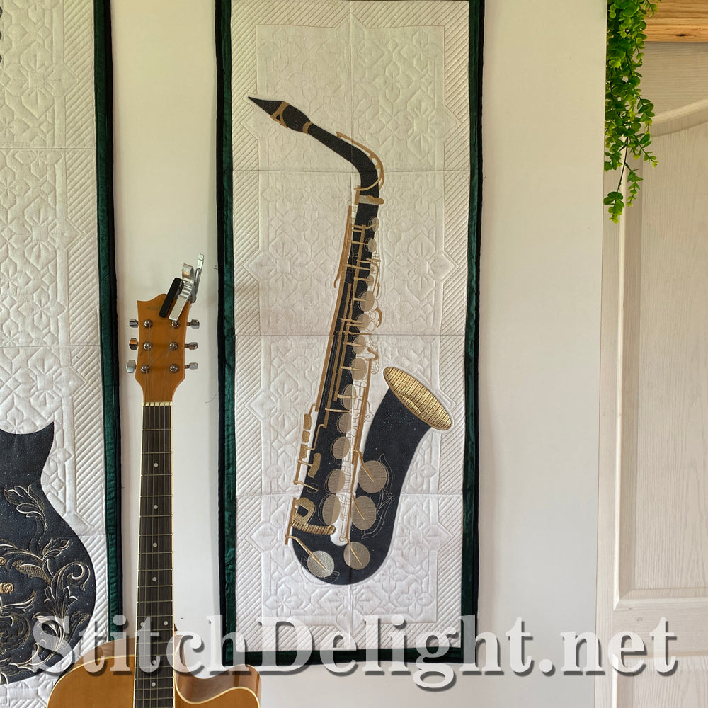 SDS3164 Applique Saxophone