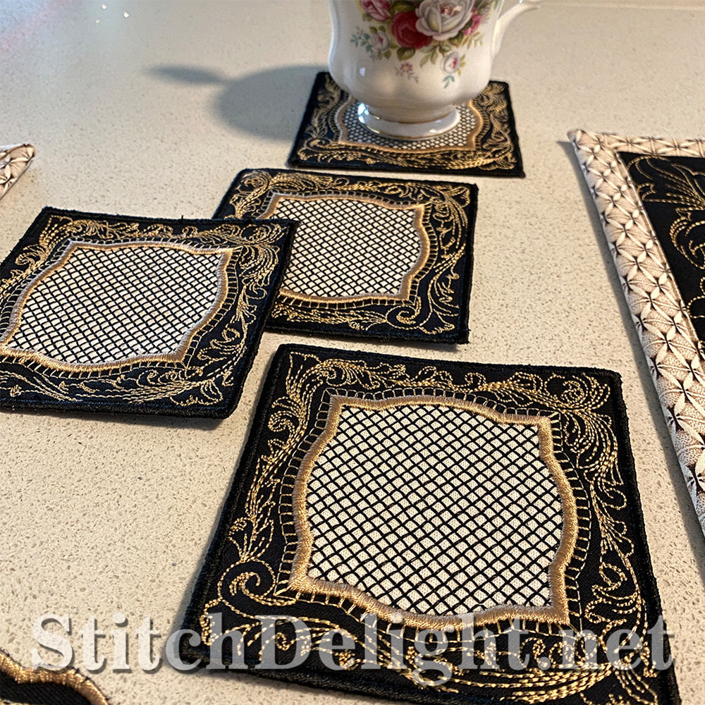 SDS3176 Acanthus Matching Coasters