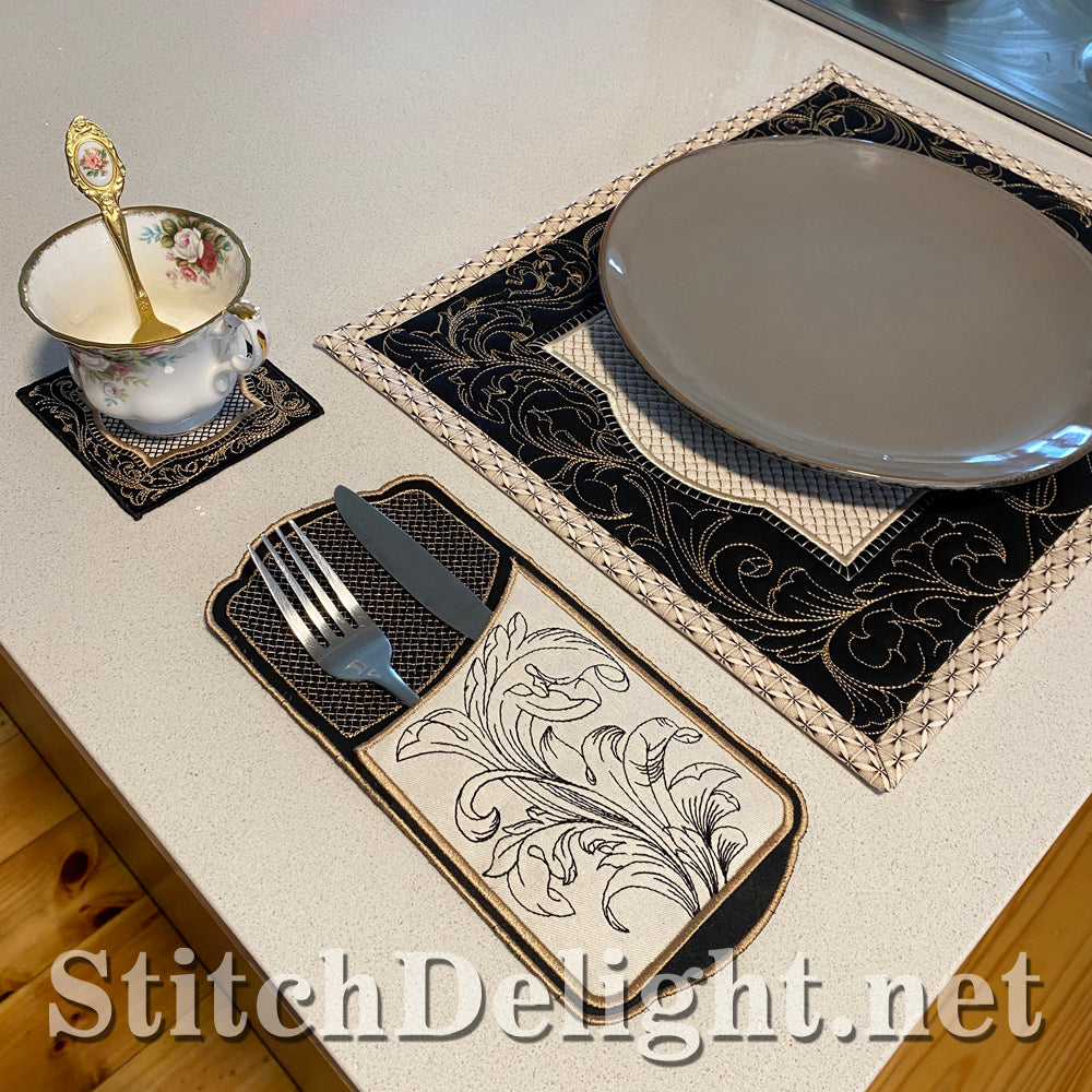 SDS3177 Acanthus Cutlery Holders