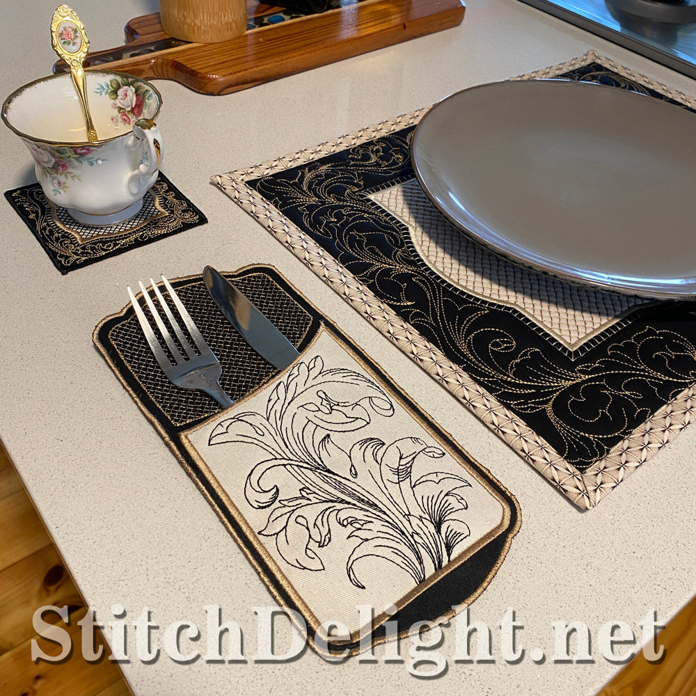 SDS3177 Acanthus Cutlery Holders