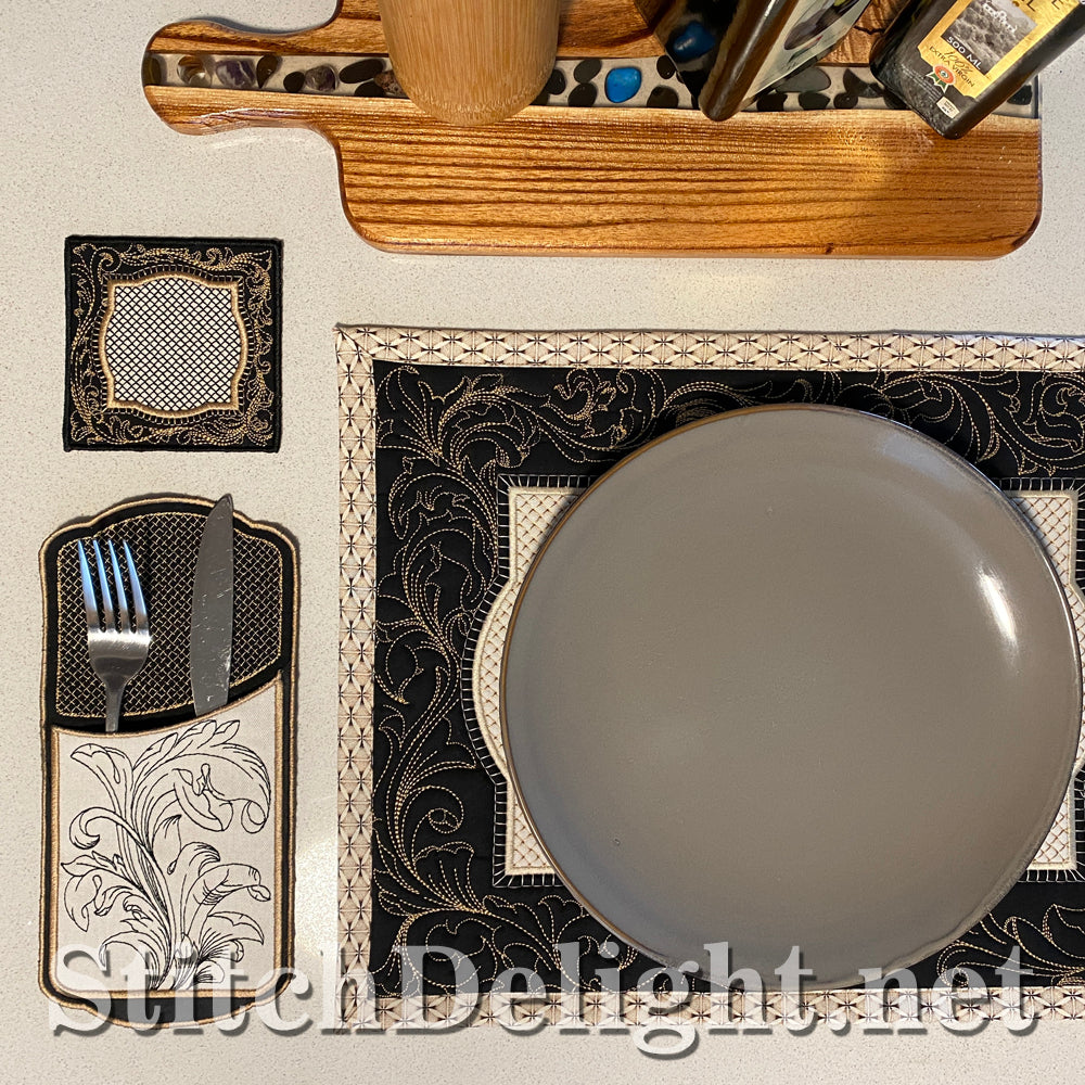 SDS3177 Acanthus Cutlery Holders