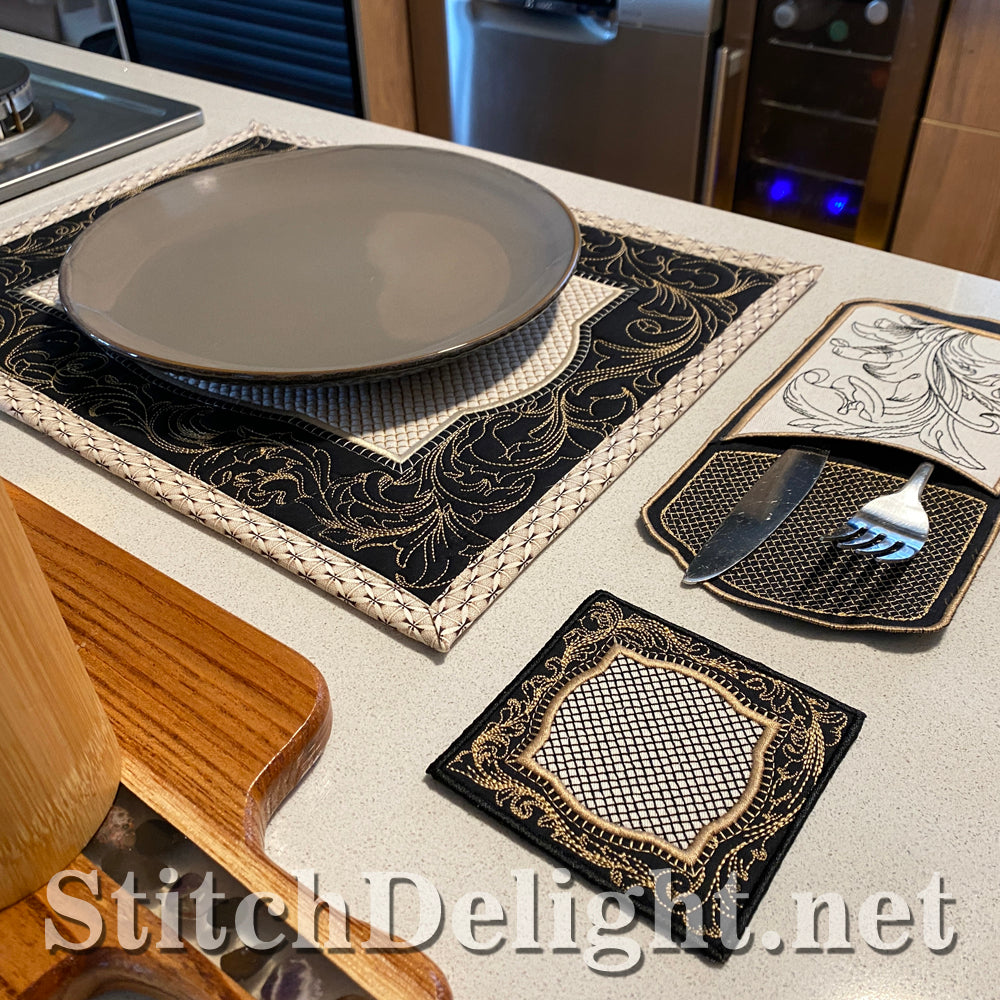 SDS3177 Acanthus Cutlery Holders