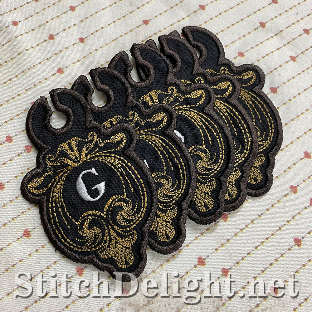 SDS3180 Filigree Wine Glass Tags
