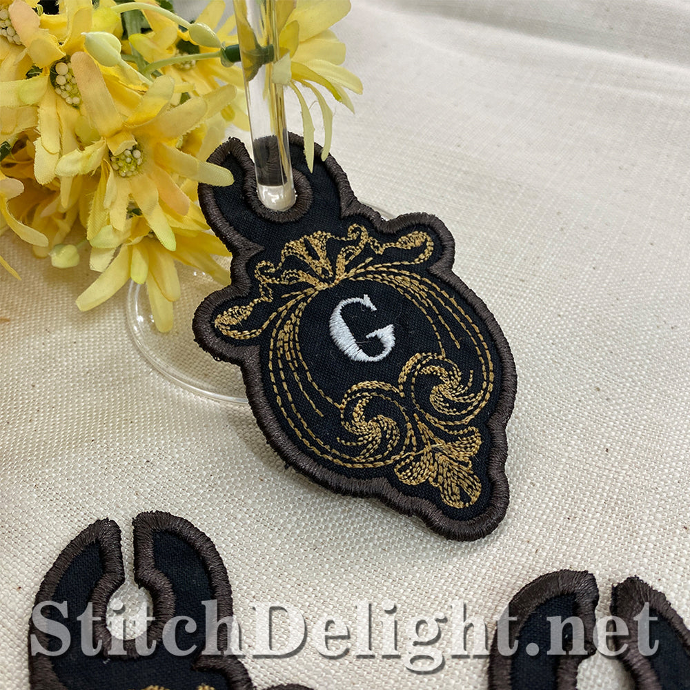 SDS3180 Filigree Wine Glass Tags