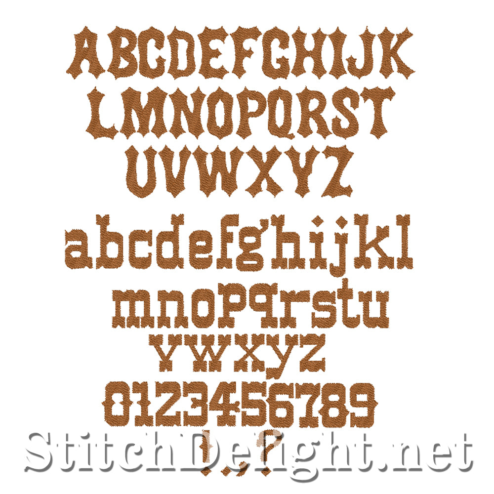 SDS3237 Wild West Font