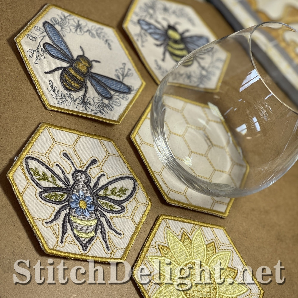 SDS3356 Bee Coasters