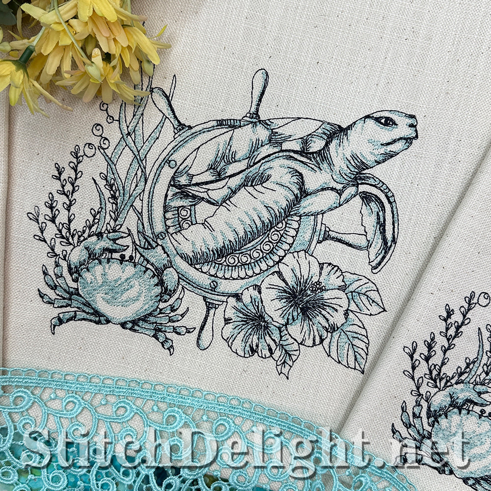 SDS3362 Nautical Charm Sea Turtle