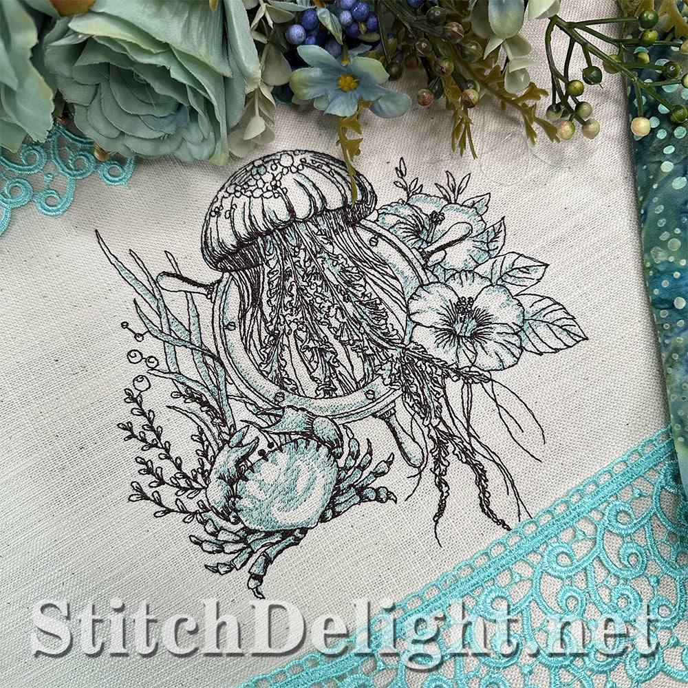 SDS3363 Nautical Charm Jelly Fish