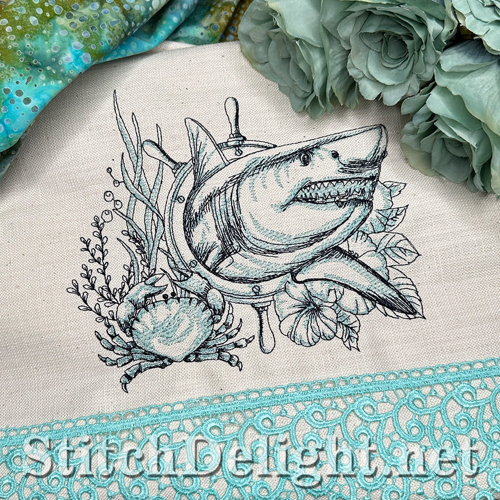 SDS3364 Nautical Charm Shark