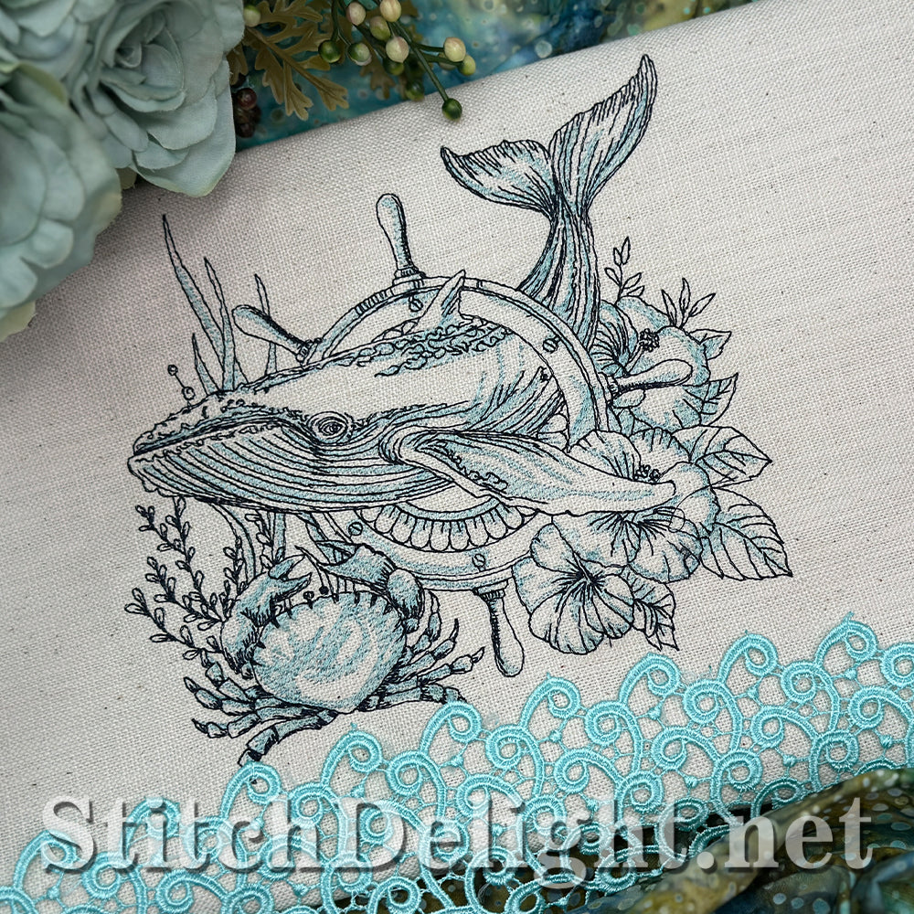 SDS3369 Nautical Charm Whale