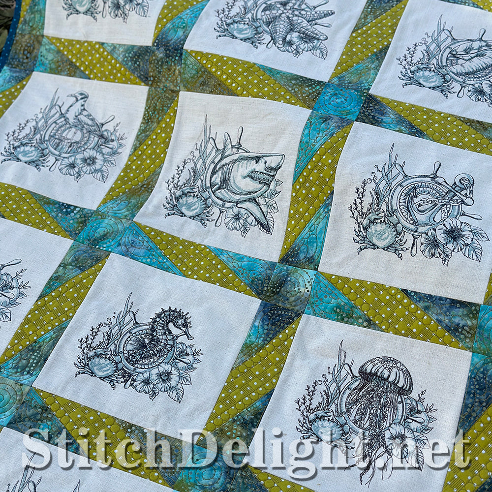 SDS3372 Pieced Star Quilt