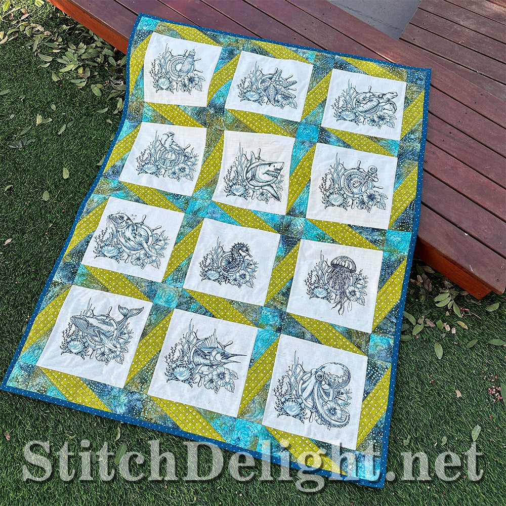 SDS3372 Pieced Star Quilt