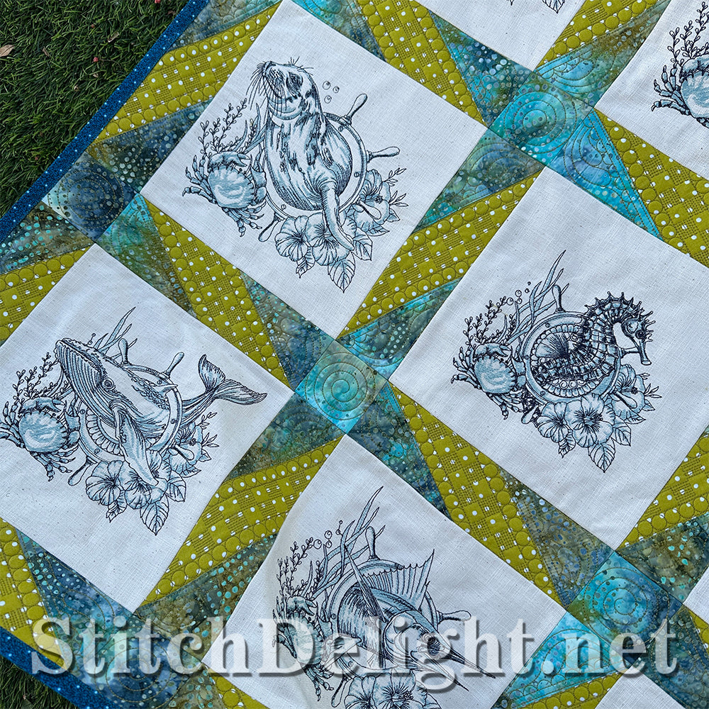 SDS3372 Pieced Star Quilt