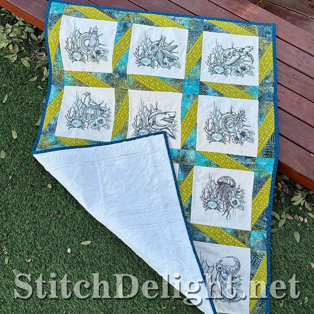 SDS3372 Pieced Star Quilt
