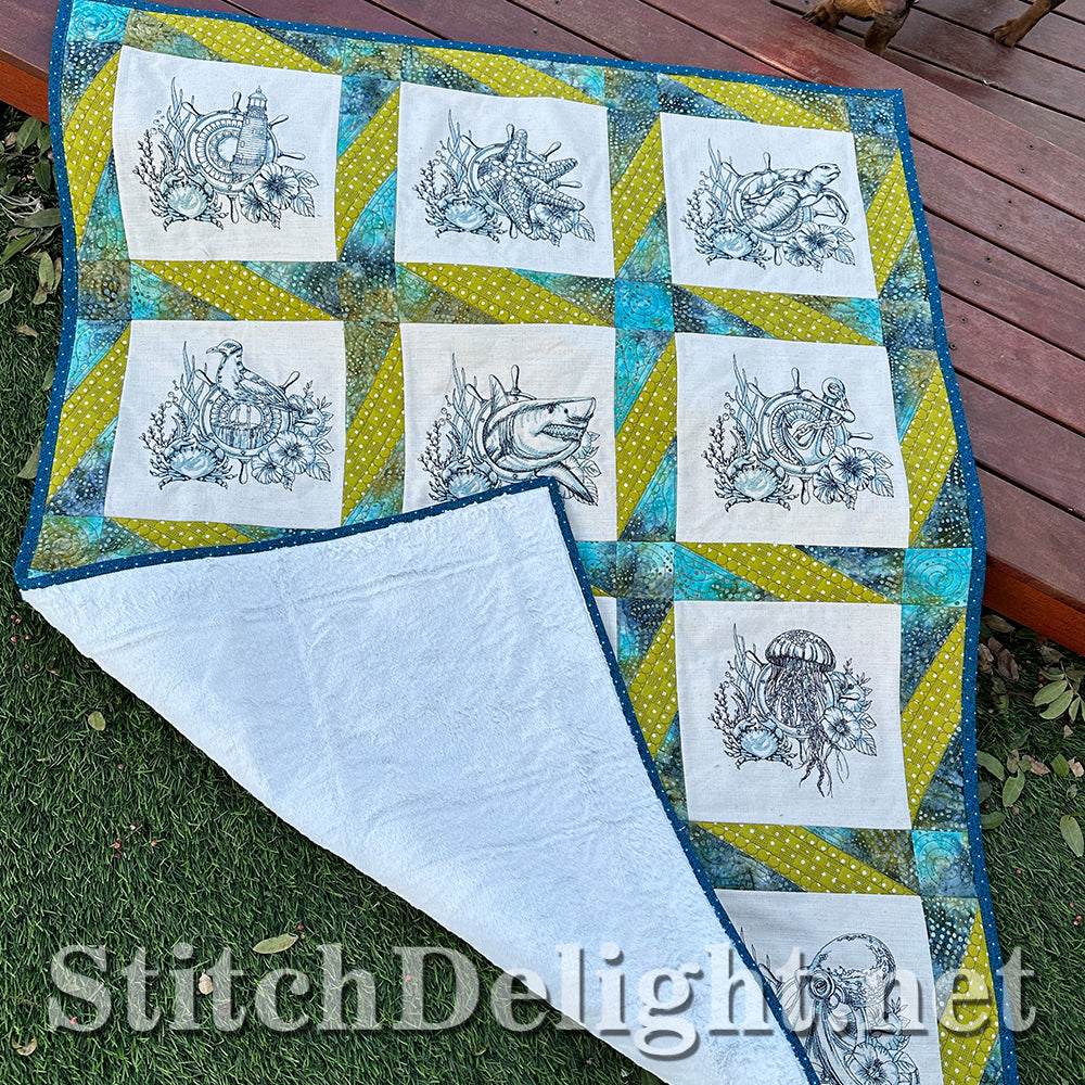 SDS3372 Pieced Star Quilt