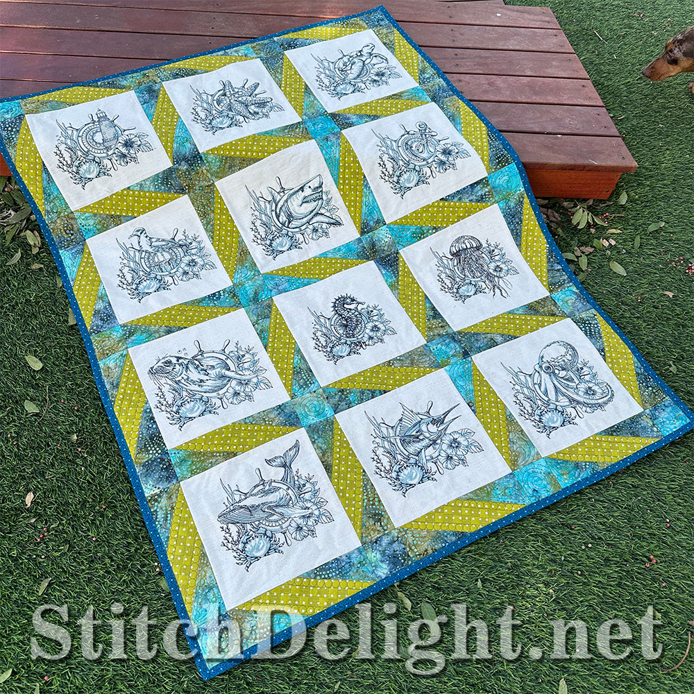 SDS3372 Pieced Star Quilt