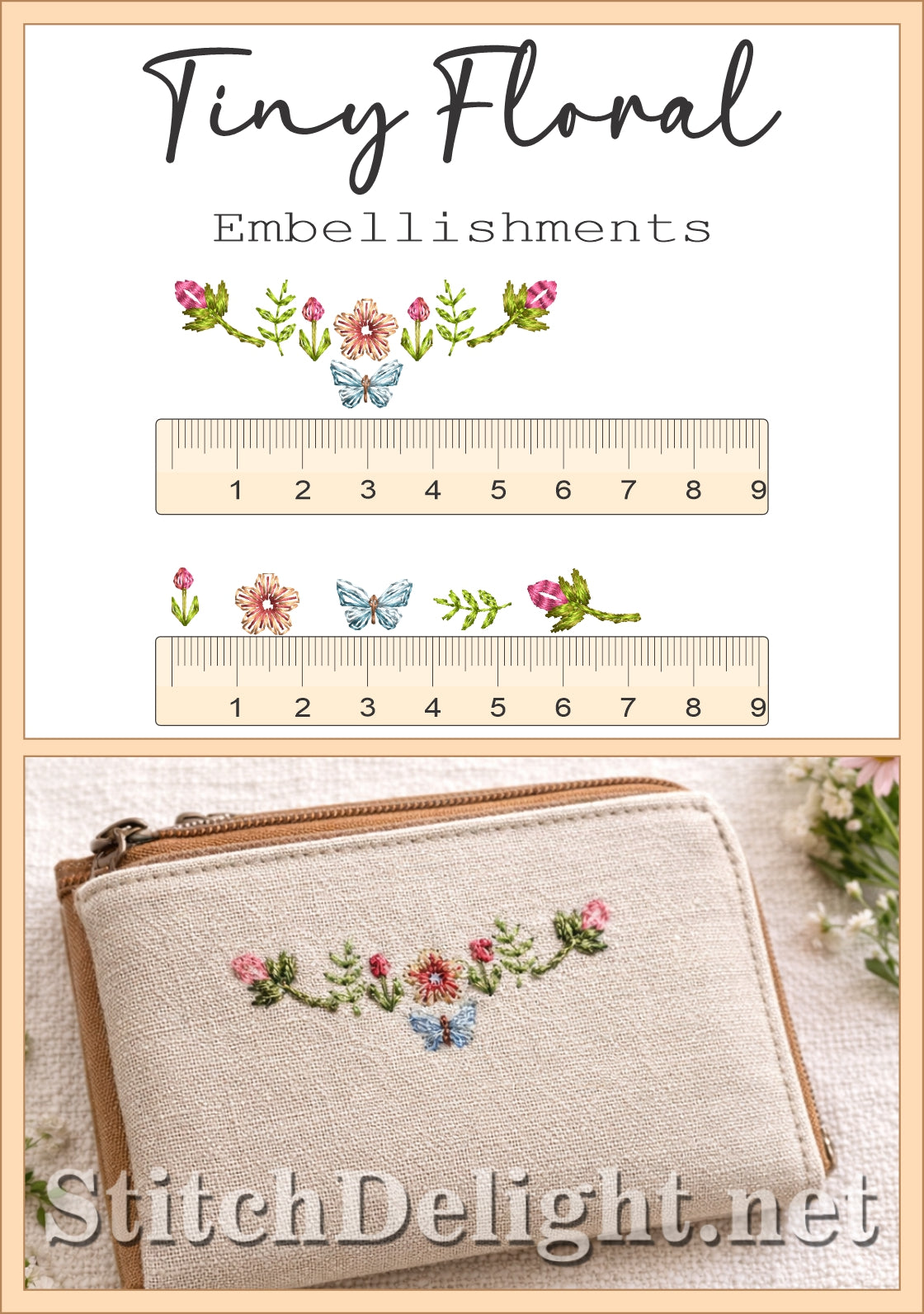 SDS3423 Tiny Florals - Micro Embroidery