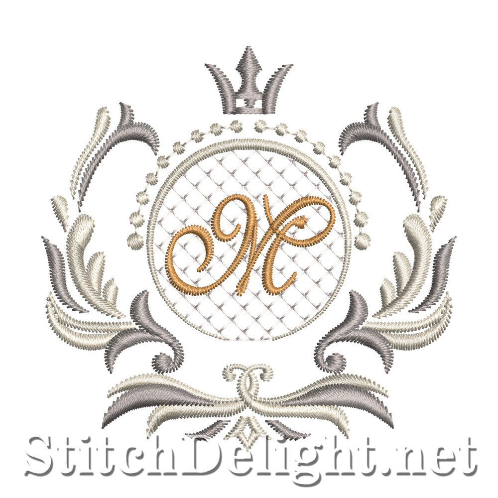 SDS3428 Royal Monogram M