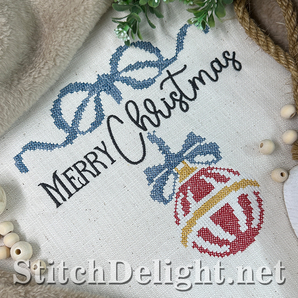 SDS4289 Cross Stitch Merry Christmas