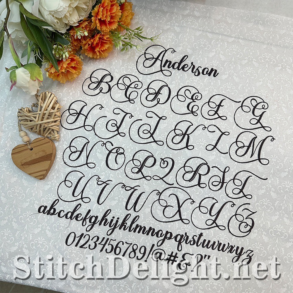 SDS4478 Scroll Elegance Font