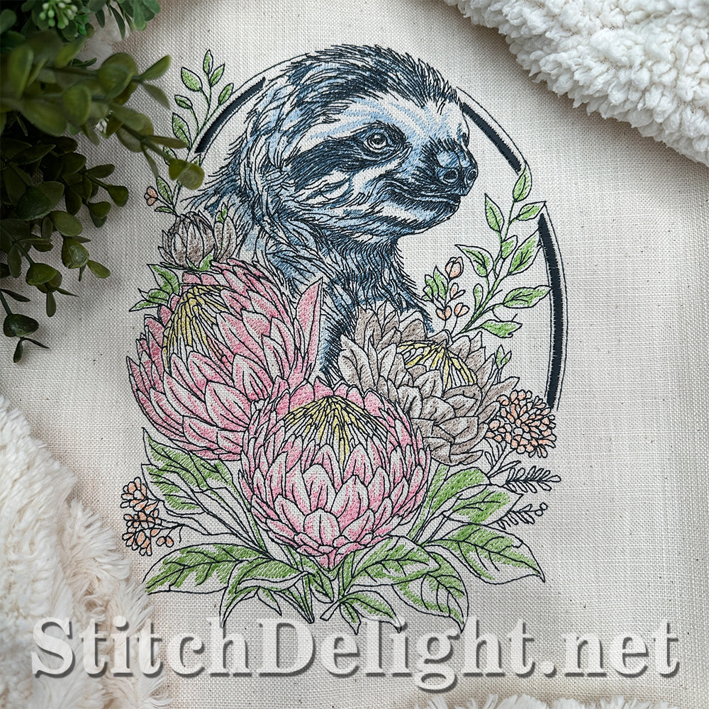 SDS4636 Floral Kingdom Sloth