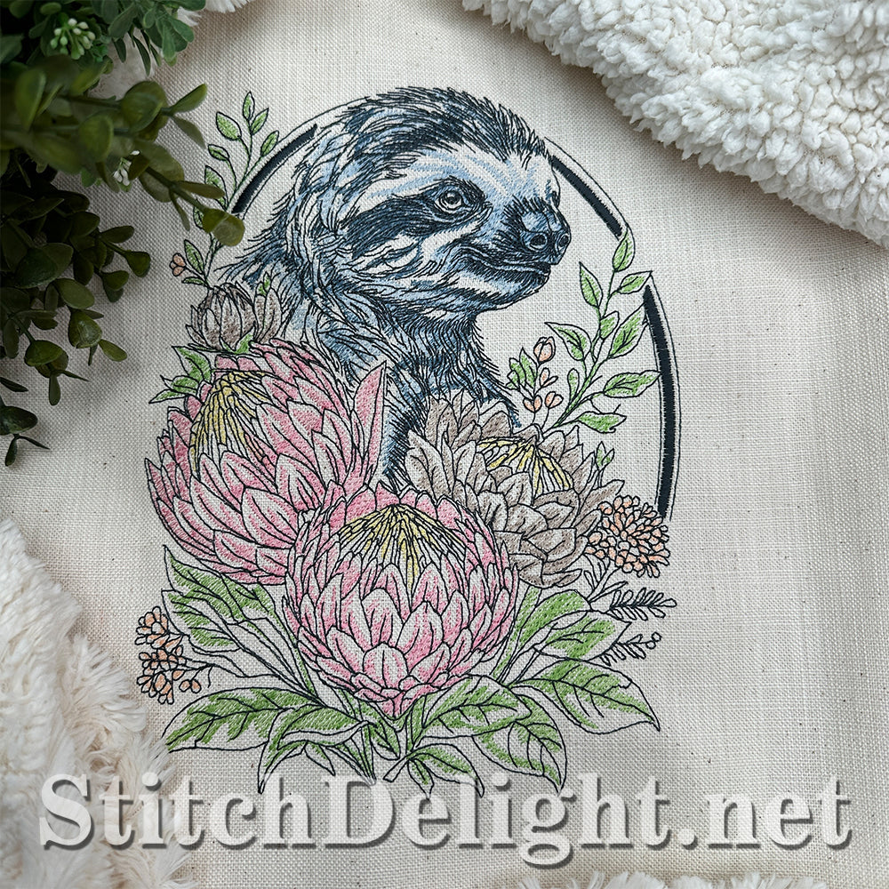 SDS4636 Floral Kingdom Sloth
