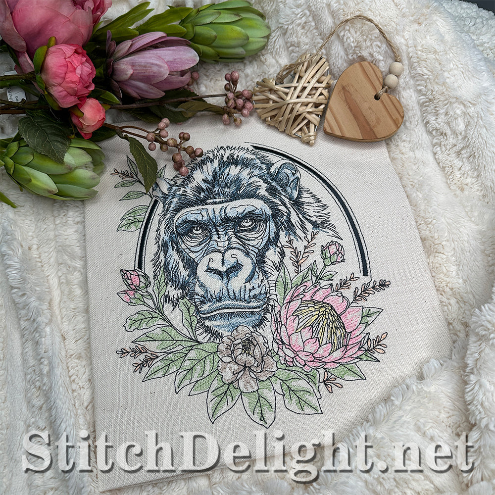 SDS4639 Floral Kingdom Gorilla