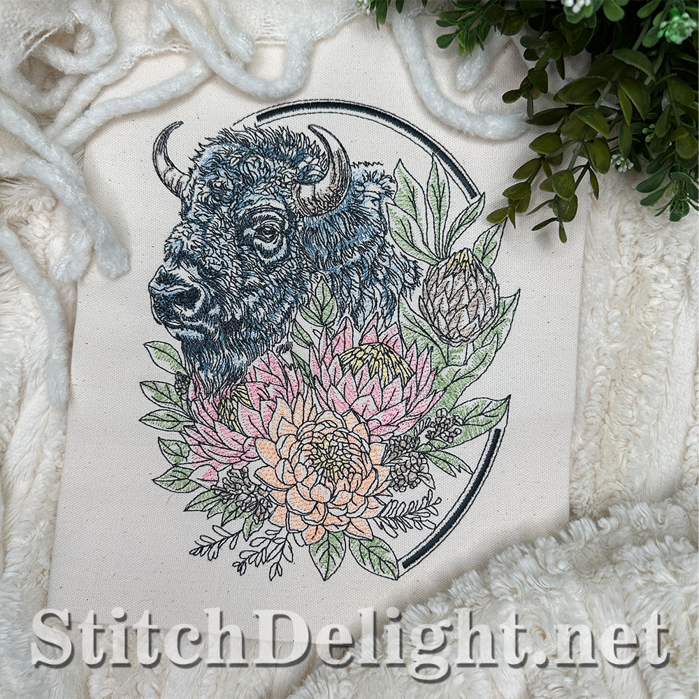 SDS4641 Floral Kingdom Bison