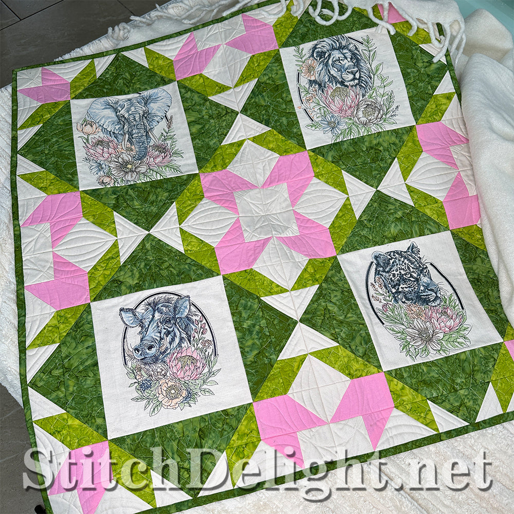SDS4642 ITH Flower Patchwork