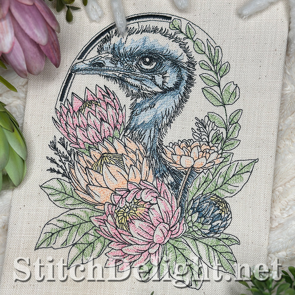 SDS4643 Floral Kingdom Ostrich