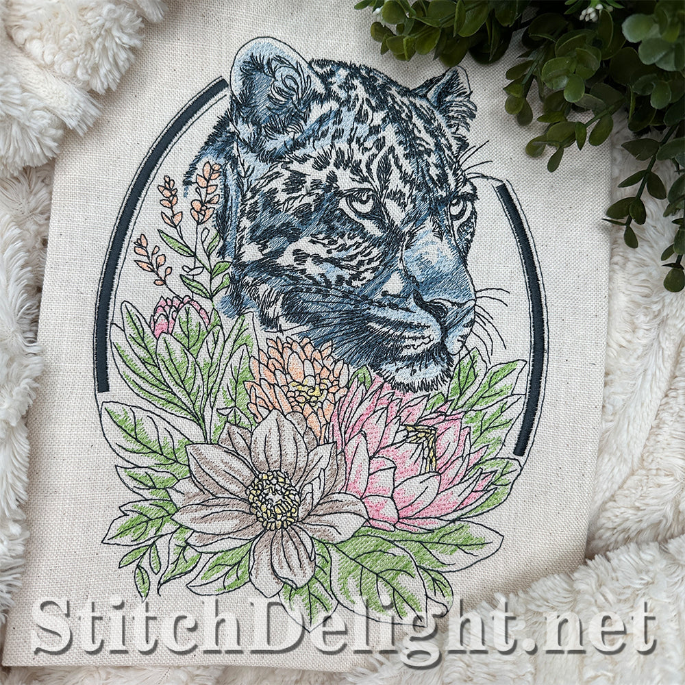 SDS4646 Floral Kingdom Leopard