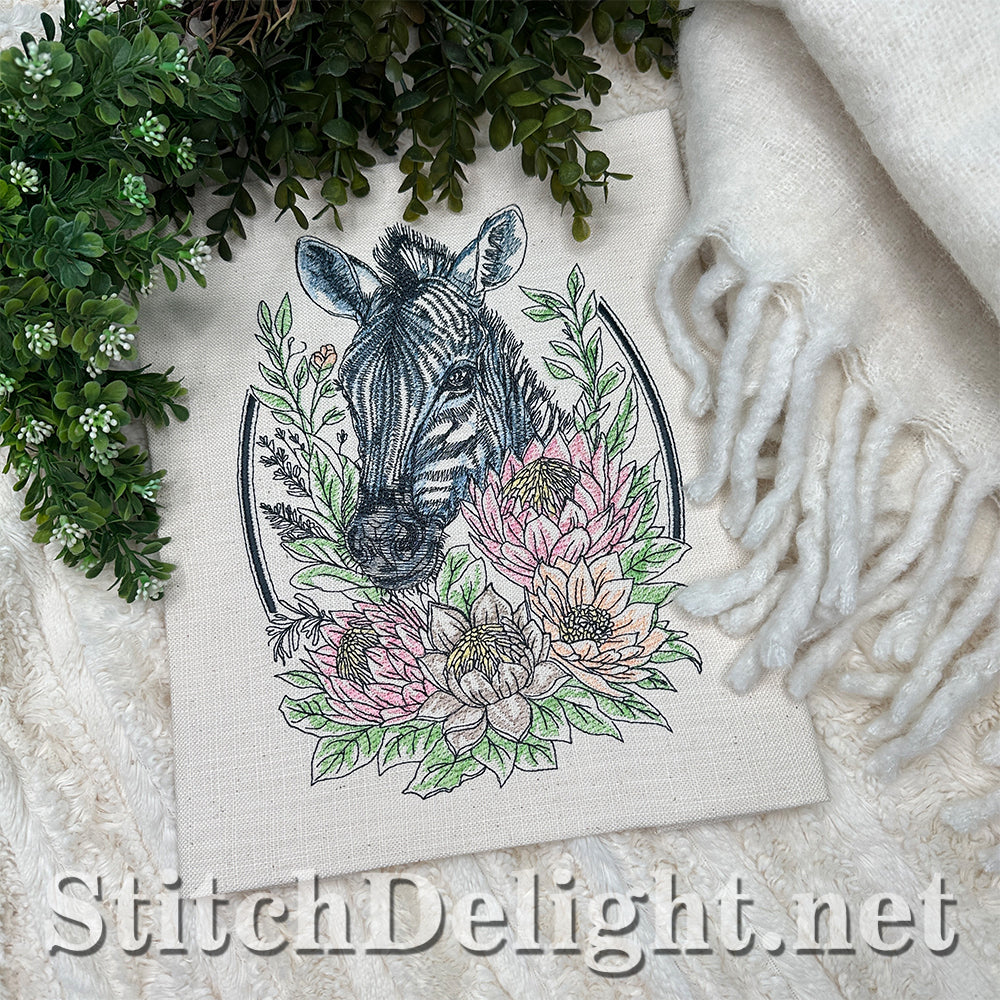 SDS4648 Floral Kingdom Zebra