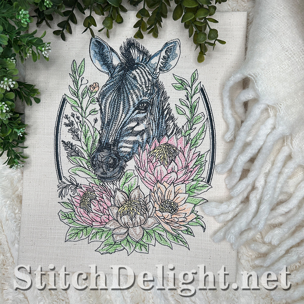 SDS4648 Floral Kingdom Zebra